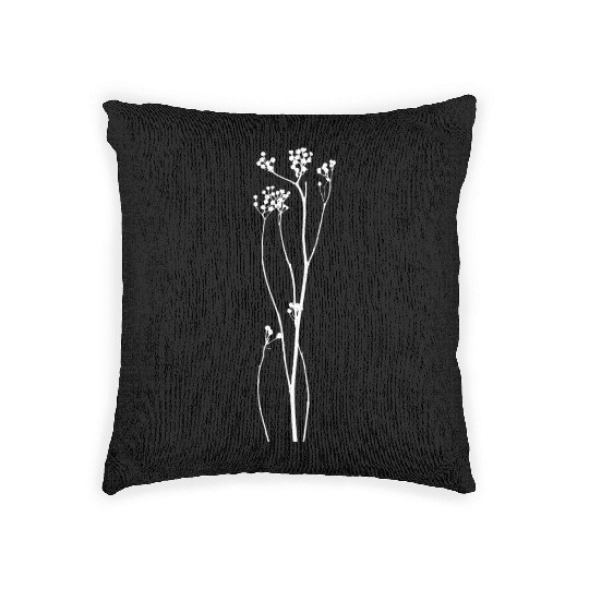 grass plant Woven Pillows