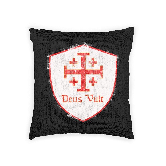 Deus Vult Woven Pillows