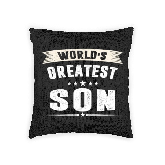 World's Greatest SON Best Son Ever Woven Pillows