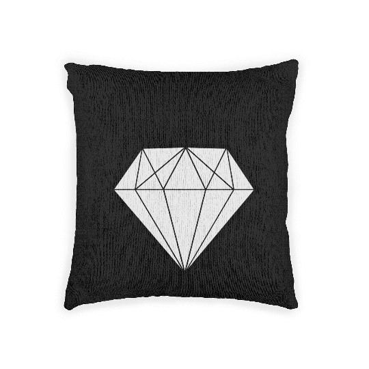 Diamond bling bling - swaggy Woven Pillows