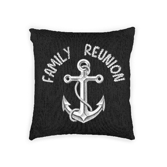 Family reunion anchor Woven Pillows