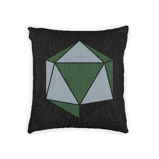 platonic solid Woven Pillows