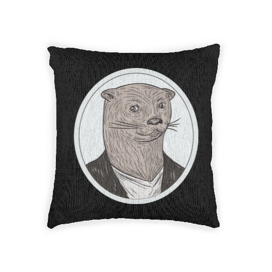 mr weasel Woven Pillows