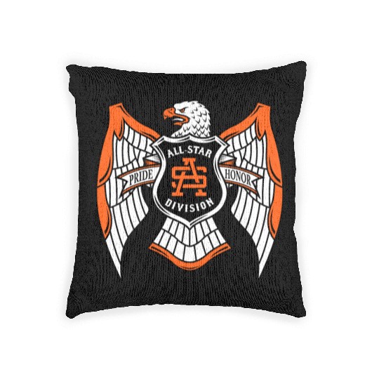 hawk crest mma Woven Pillows