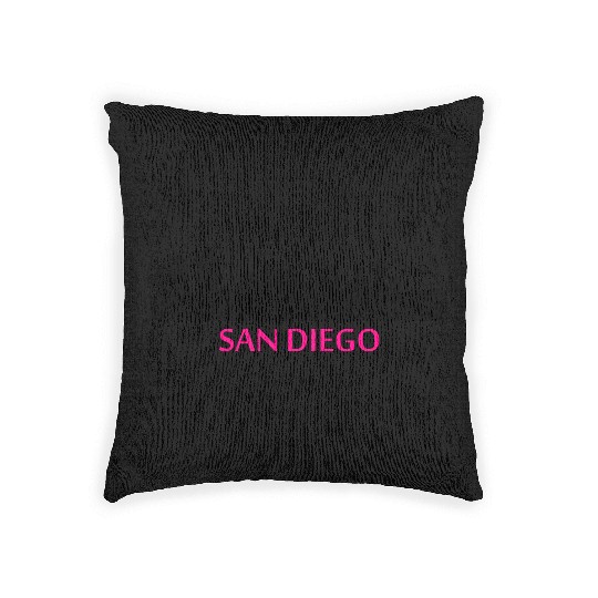 San Diego, California Woven Pillows