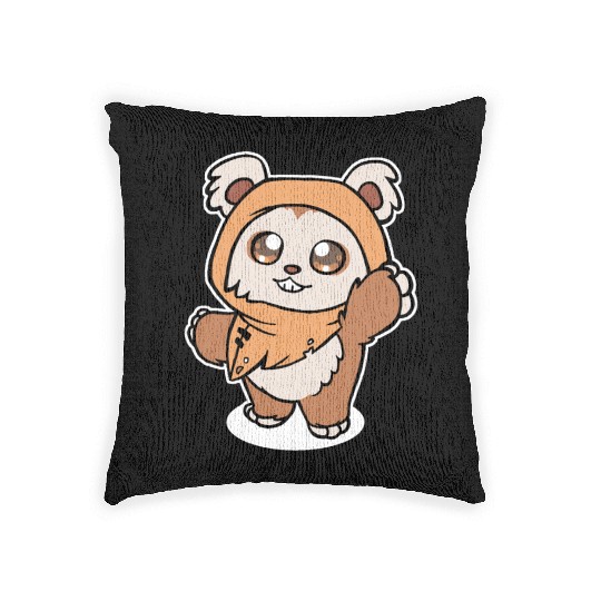 Baby Ewok Woven Pillows