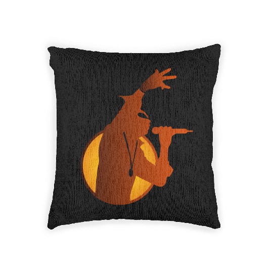 A Singing Hip-hop Star Woven Pillows