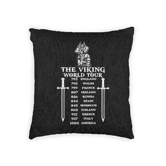 Viking - VIKINGS - THE VIKING WORLD TOUR Woven Pillows