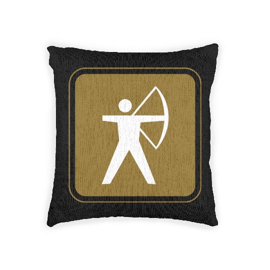 archery arrow bow crossbow target sports54 Woven Pillows