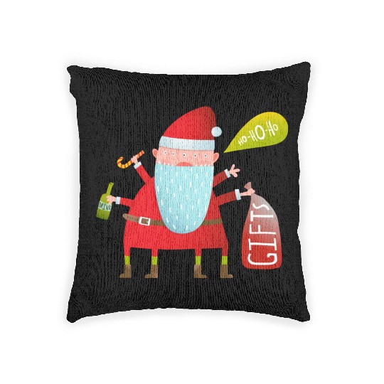Santa Claus Woven Pillows