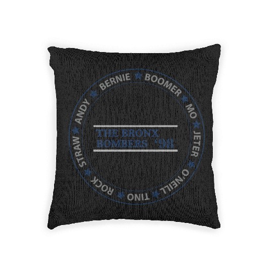 THE BRONX BOMBERS Woven Pillows