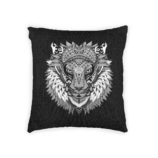 Aztec Lion Woven Pillows
