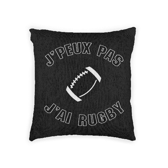 jai rugby Woven Pillows