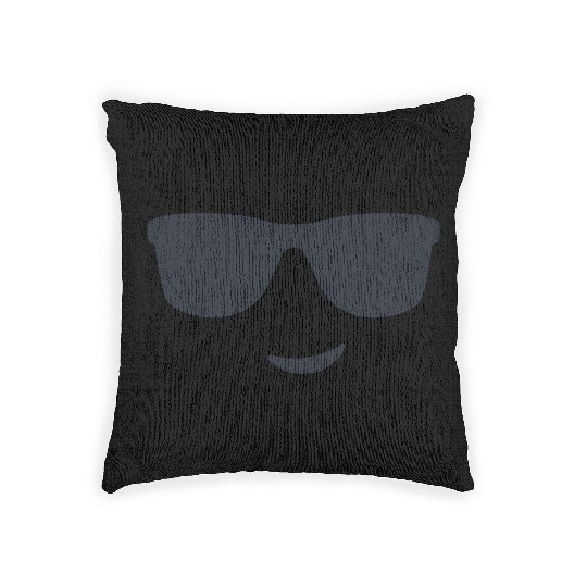 Smiley Face 3 Woven Pillows