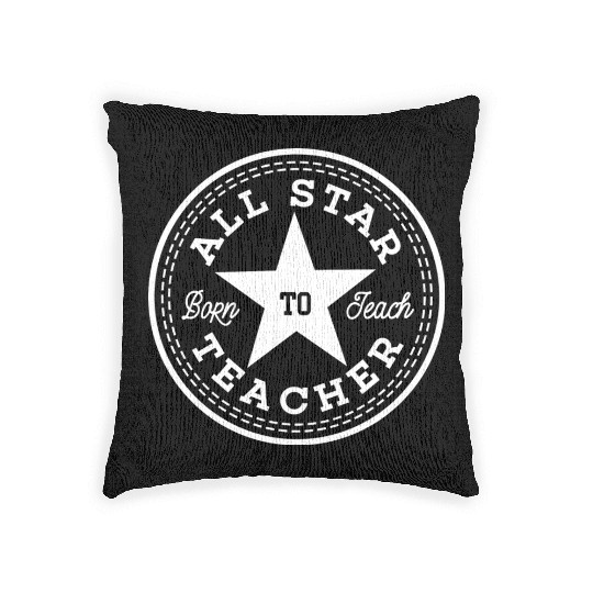 All star teacher Woven Pillows