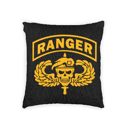 US Army Ranger Skull Woven Pillows
