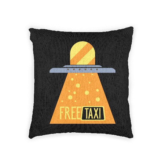 free taxi Woven Pillows.