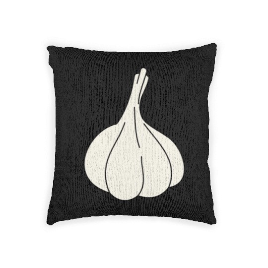 garlic knoblauch veggie vegetable gemuese2 Woven Pillows