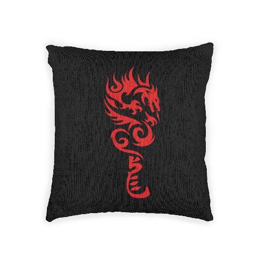 Dragon Tribal Woven Pillows