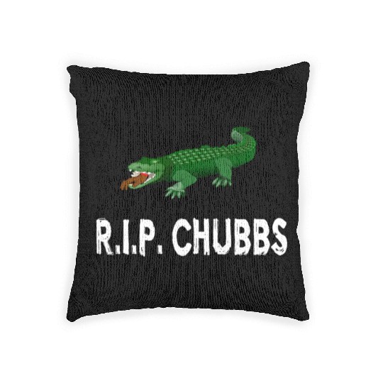 R.I.P. Chubbs - Happy Gilmore Woven Pillows