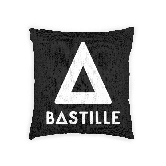 Bastille Rock Band Triangle Logo Woven Pillows