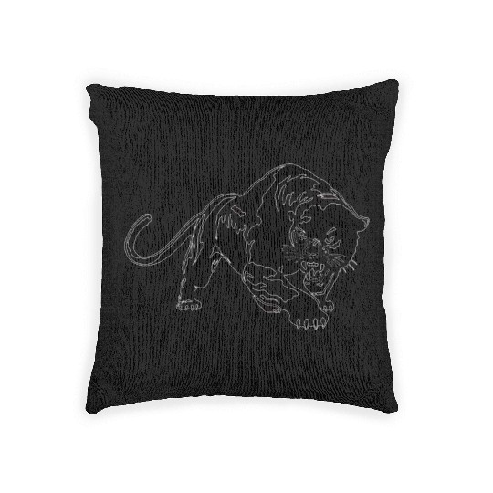 Black Panther Woven Pillows