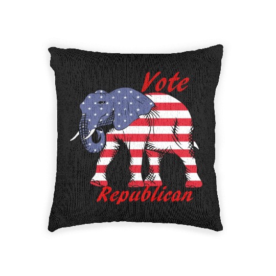 Vote Republican Woven Pillows