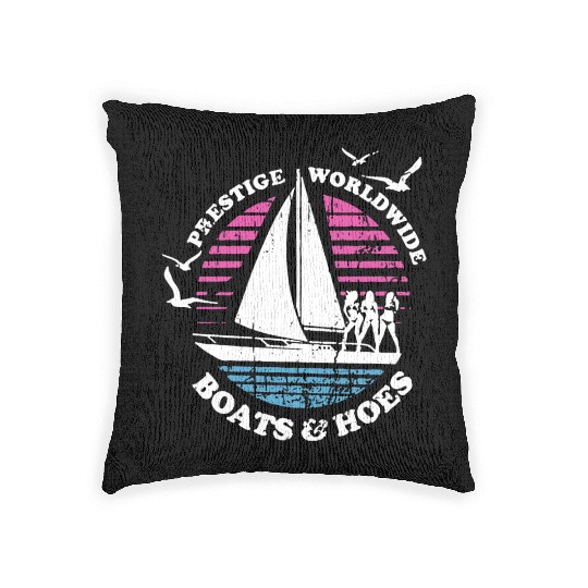 Boats N Hoes Step Brothers Huff Doback Anchor Woven Pillows
