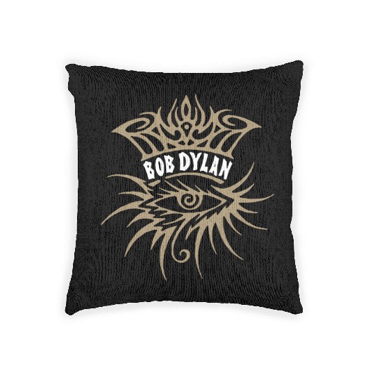 New Bob Dylan Eye Style Symbol Rock Music Legend I Woven Pillows