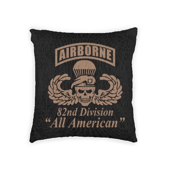 US Army 82nd Airborne Woven Pillows
