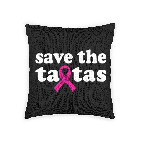 Save The Tatas Cancer Survivor Mothers Day Woven Pillows