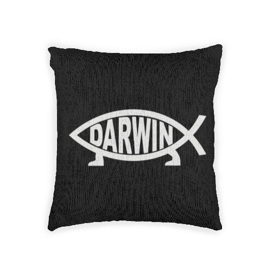 Darwin Fish Woven Pillows