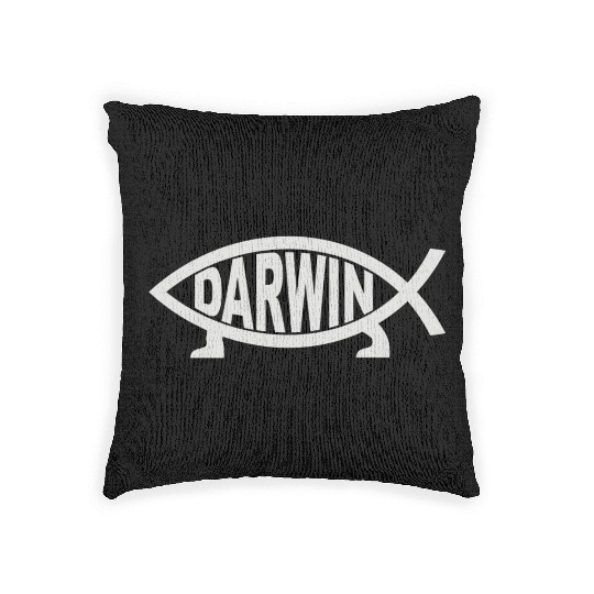 Darwin Fish Woven Pillows