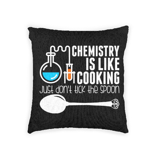 Chemistry Is Like Cooking Woven Pillows