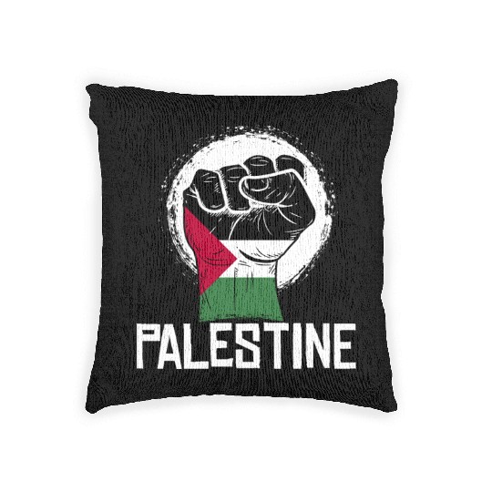 Palestine Fist Woven Pillows