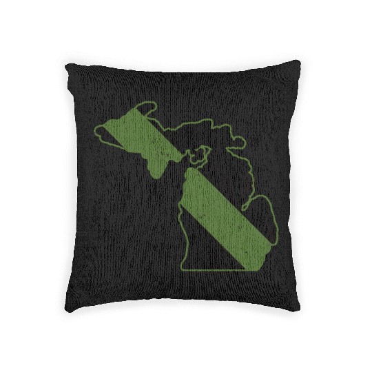 Game Warden CBP Michigan Border Patrol Park Ranger Woven Pillows