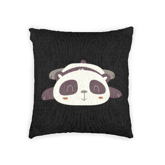 Sweet Panda Woven Pillows