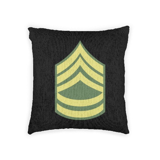 Military uniform US Army Sergeant First Class SFC Woven Pillows