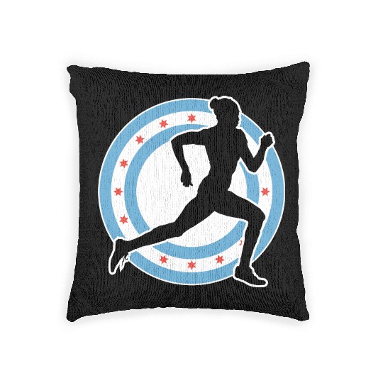 CHICAGO MARATHON 7 Woven Pillows