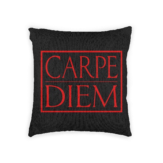 Carpe Diem Woven Pillows
