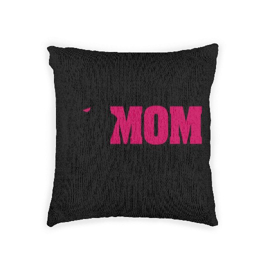 Mom power - superhero mother - I love mom - mommy Woven Pillows