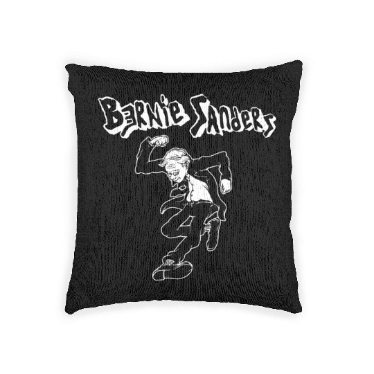 Bernie Sanders Punk Rock Circle Jerks Unisex berni Woven Pillows