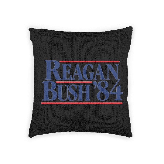 Reagan Bush '84 Woven Pillows
