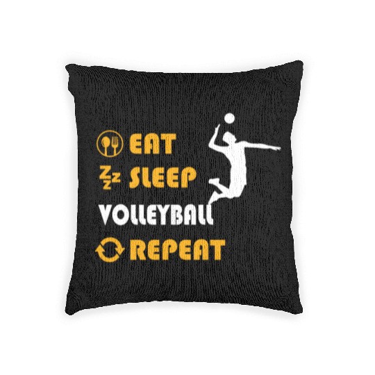 Volleyball - present for men and women Woven Pillows