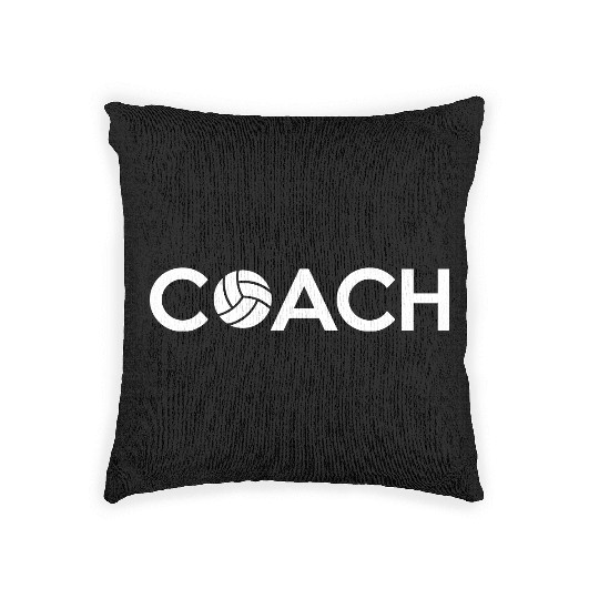 Volleyball Coach Woven Pillows