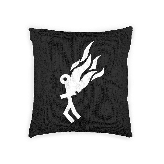 Burning Man Woven Pillows