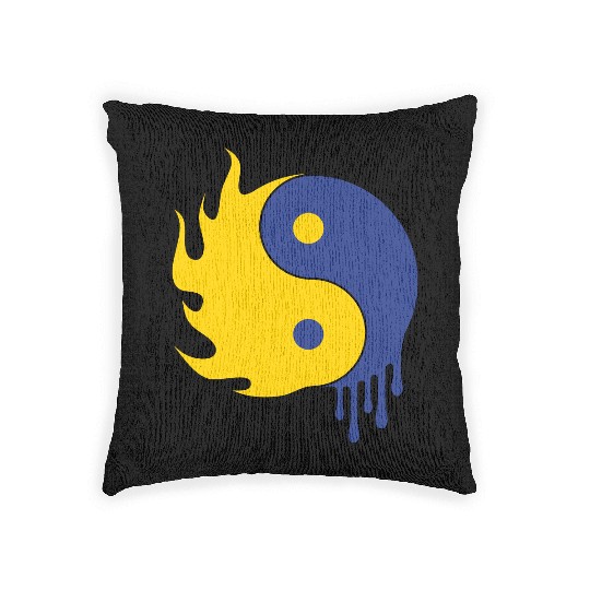 Ying Yang Woven Pillows