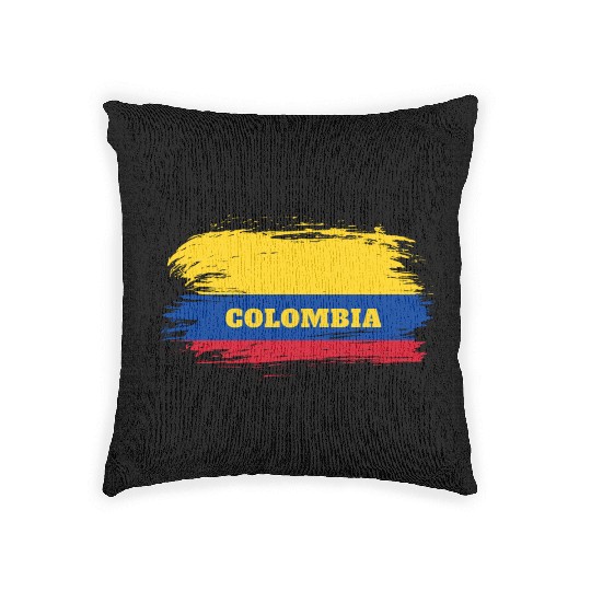Colombia Flag / Gift Colombia South America Woven Pillows