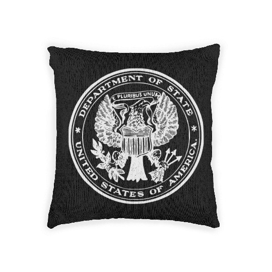 US Dept of State Seal Woven Pillows