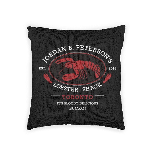 Jordan Peterson - Lobster Shack Bucko Woven Pillows